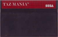 Taz Mania PAL Sega Master System PAL box art